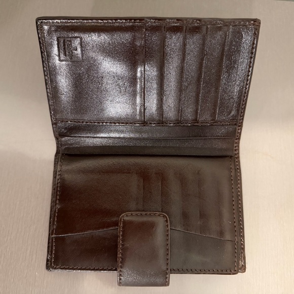 Fendi Logo Wallet in Brown and Black - Picture 5 of 11